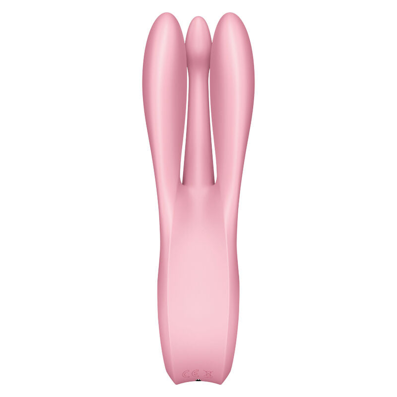 SATISFYER - TRES VIBRADOR ROSA