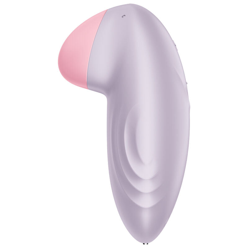 SATISFYER - VIBRADOR DE APLICACIÓN CON PUNTA TROPICAL LILA