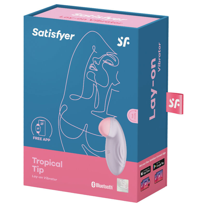 SATISFYER - VIBRADOR DE PONTA TROPICAL LILAC