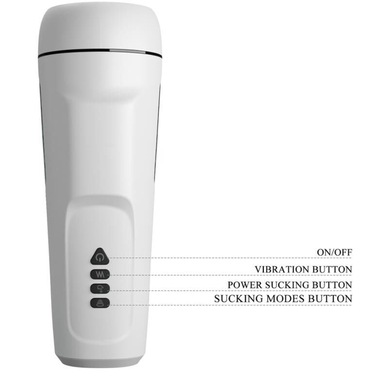 PRETTY LOVE - SIENNA VIBRATÓRIO MASCULINO COM VOZ E SUCÇÃO