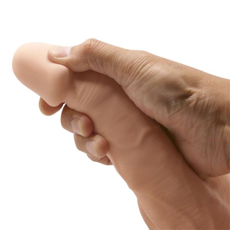 BAILE - HERMOSO ENCUENTRO BAHAMUT DILDO REALISTA FLEXIBLE 21.8 CM NATURAL