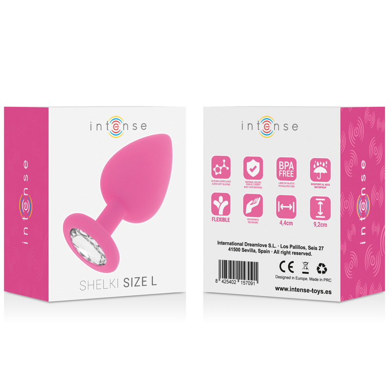 INTENSO - SHELKI L PLUG ANAL FÚCSIA