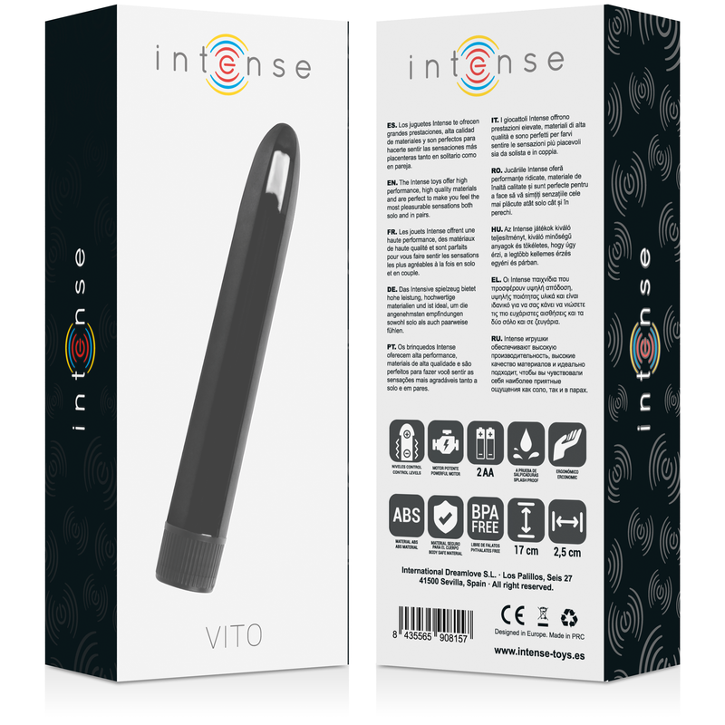 INTENSO - VIBRADOR VITO NEGRO