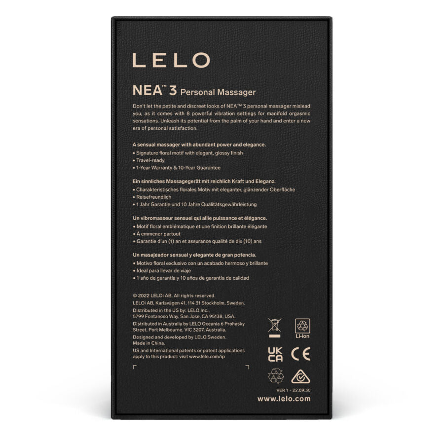 LELO - NEA 3 MASSAGEADOR PESSOAL - AZUL