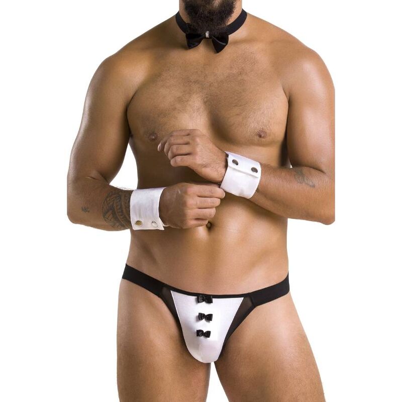 PASIÓN - 036 SLIP ALFROJO NEGRO L/XL