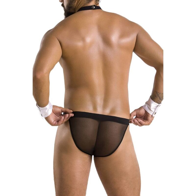 PASIÓN - 036 SLIP ALFROJO NEGRO L/XL