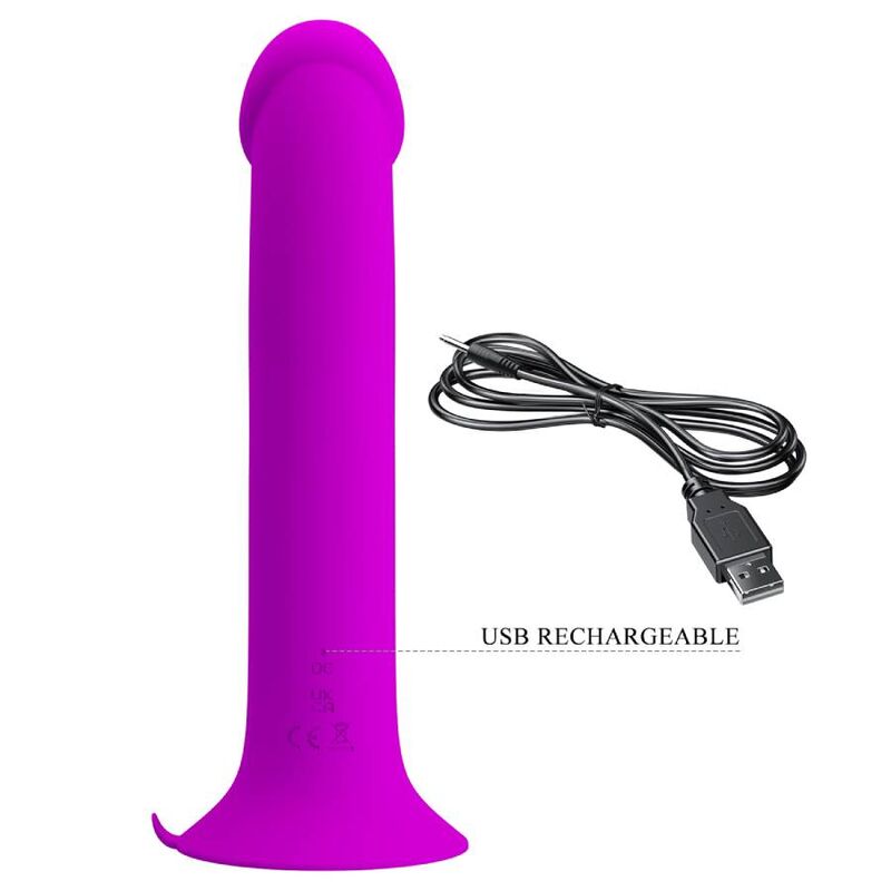 PRETTY LOVE - VIBRADOR E ESTIMULADOR DE PONTO G MURRAY ROXO