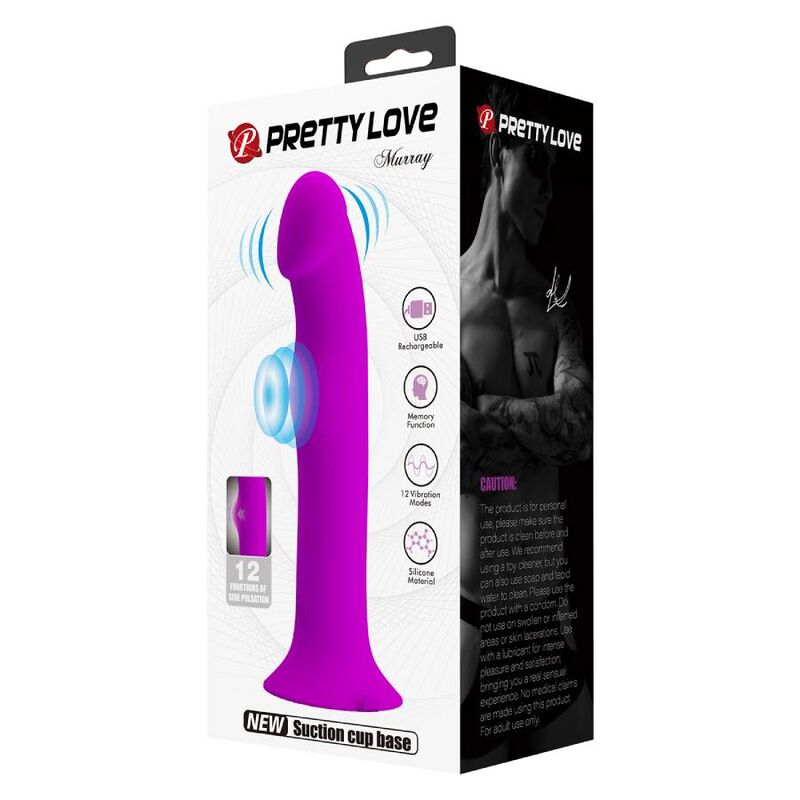PRETTY LOVE - VIBRADOR E ESTIMULADOR DE PONTO G MURRAY ROXO