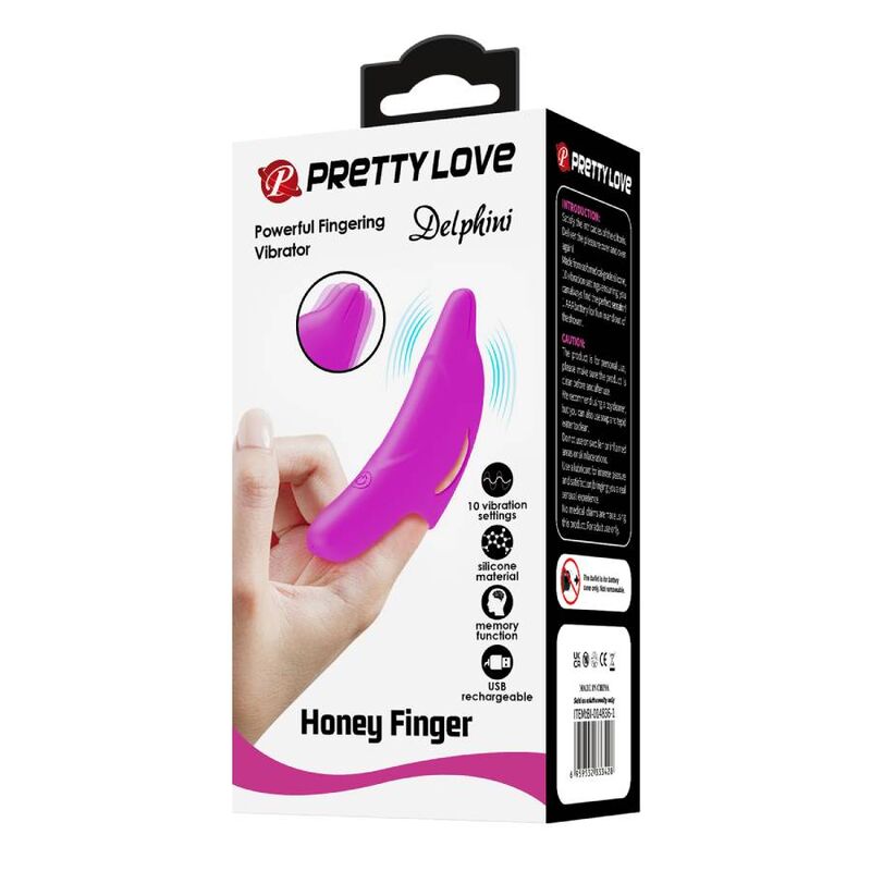 PRETTY LOVE - DELPHINI POWERFUL PURPLE DIGER STIMULATOR