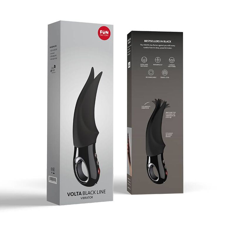 FUN FACTORY - VIBRADOR CLITORIAL VOLTA BLACK LINE
