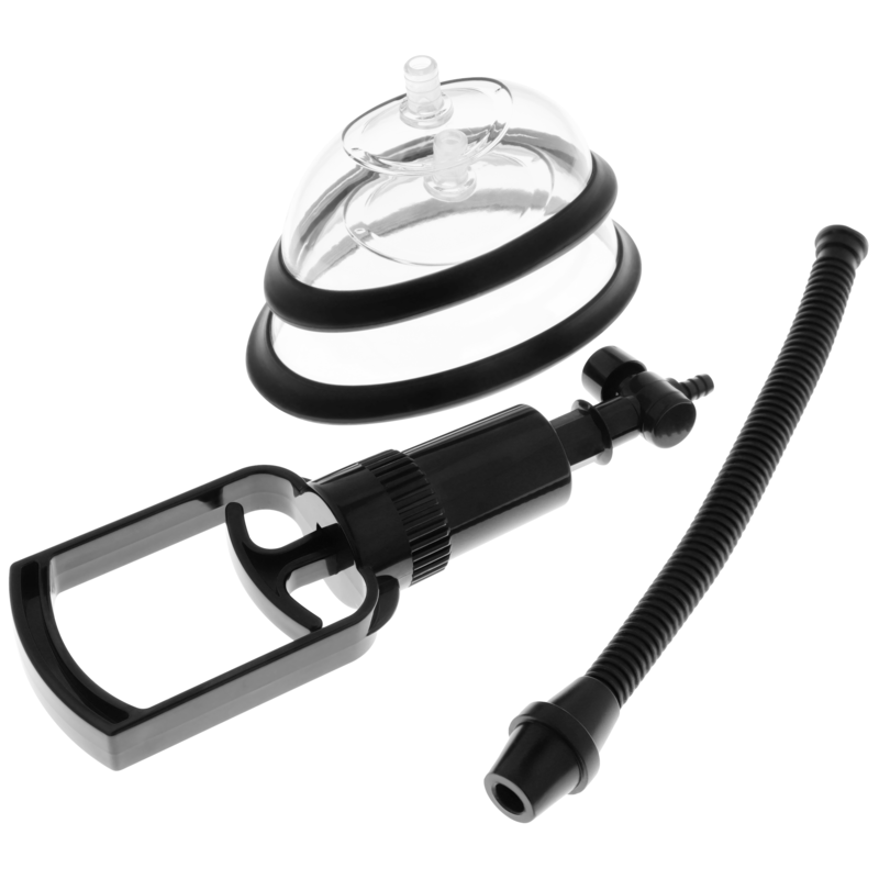 INTENSE - BOMBA VAGINAL MANUAL COM DUAS VENTOSAS INTERCAMBIÁVEIS