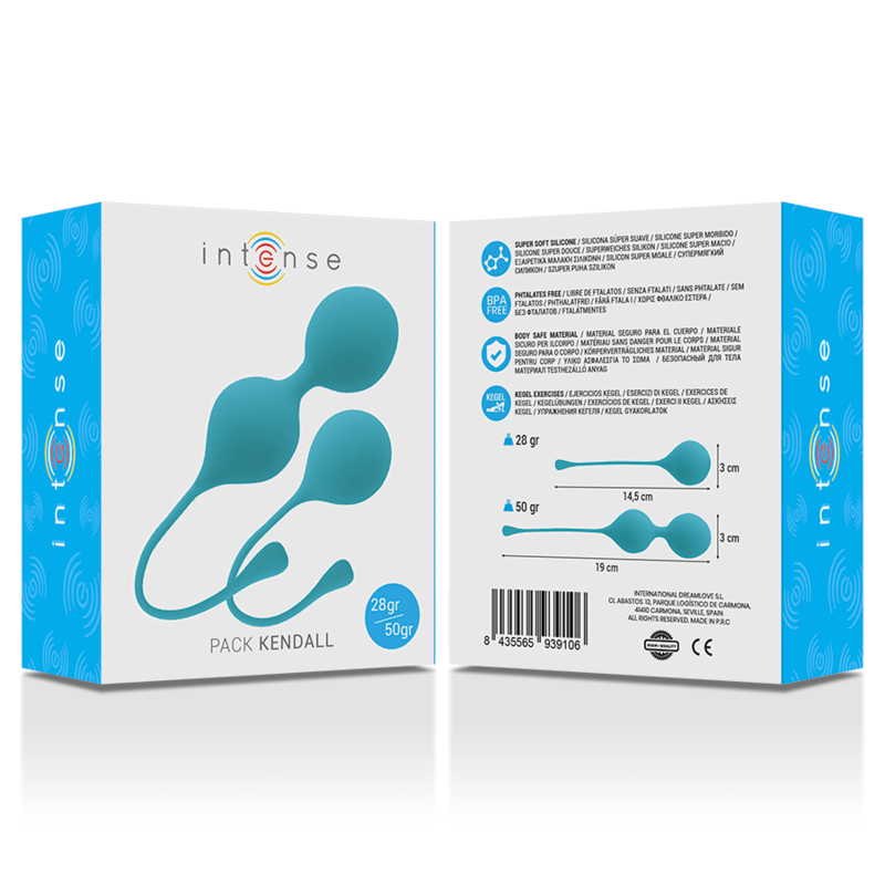 INTENSE - PACOTE DE BOLINHAS DE KEGEL KENDALL AZUL