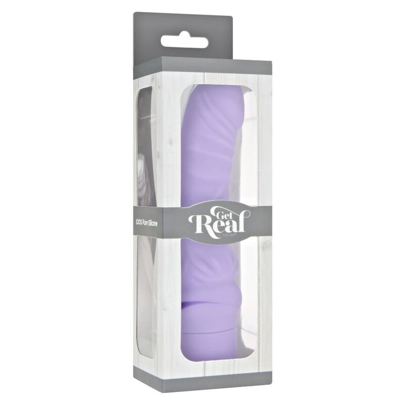 GET REAL - MINI VIBRADOR CLÁSICO PUNTO G MORADO