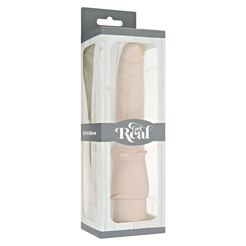 GET REAL - VIBRADOR CLÁSICO PIEL SUAVE
