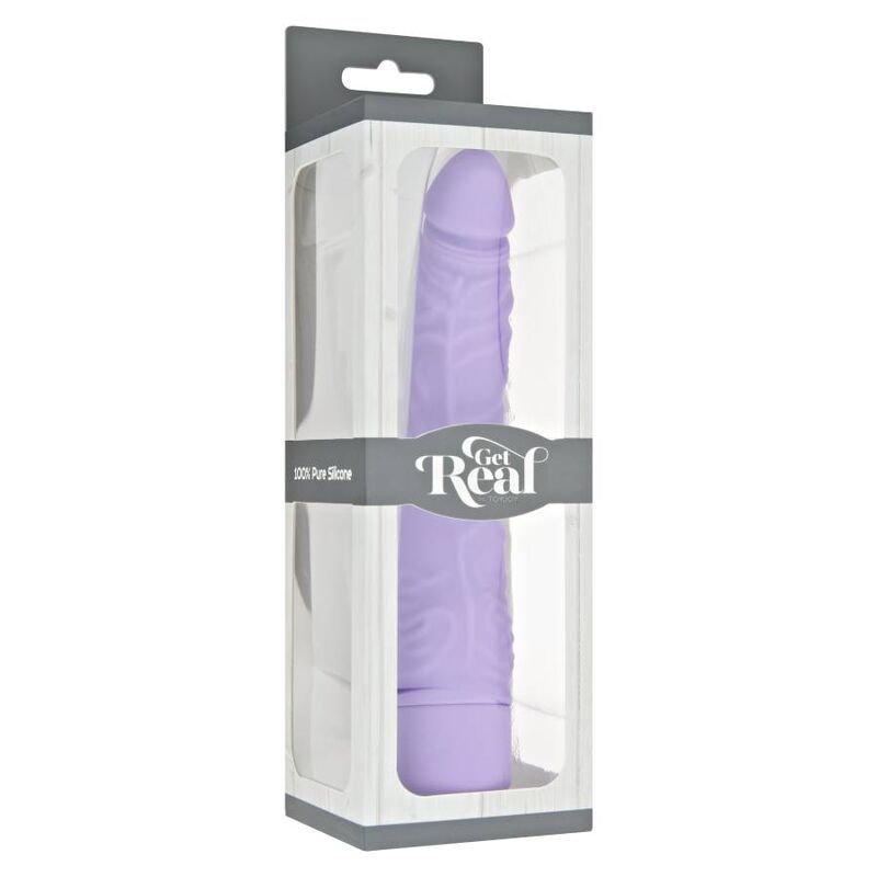 GET REAL - VIBRADOR CLÁSICO DELGADO MORADO