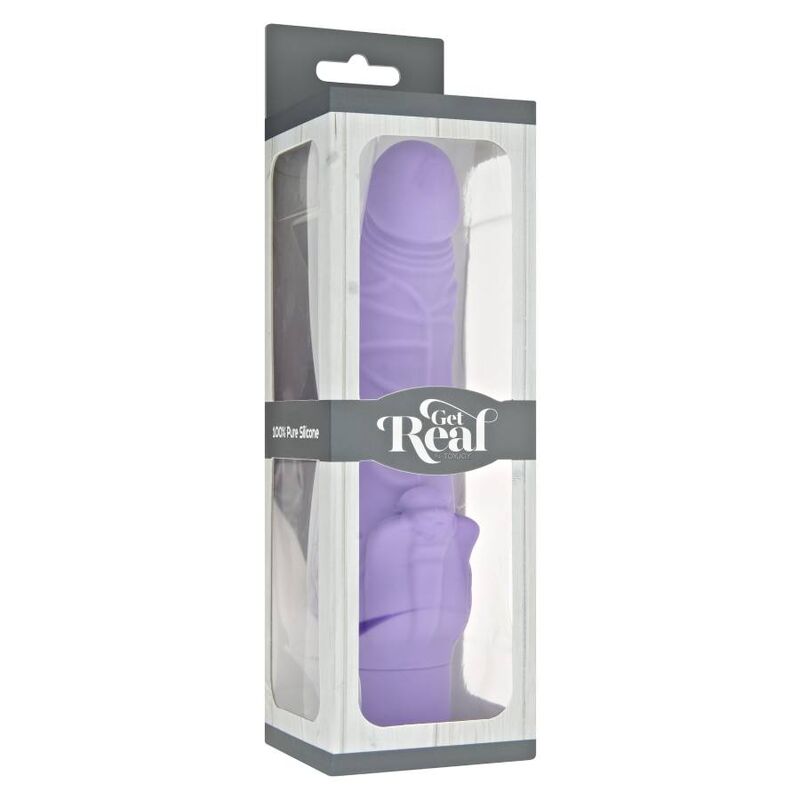 GET REAL - VIBRADOR ESTIMULANTE CLÁSICO MORADO