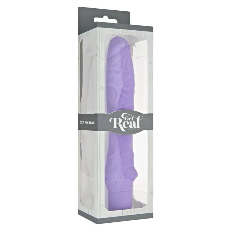 GET REAL - VIBRADOR MORADO GRANDE CLÁSICO