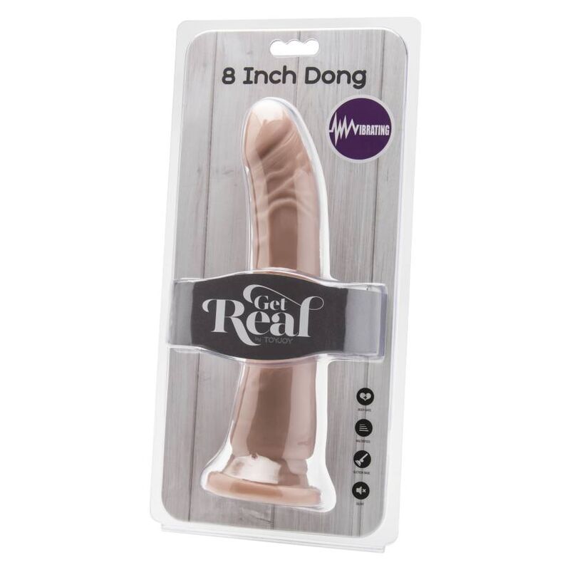 GET REAL - DONG 20,5 CM PIEL VIBRANTE