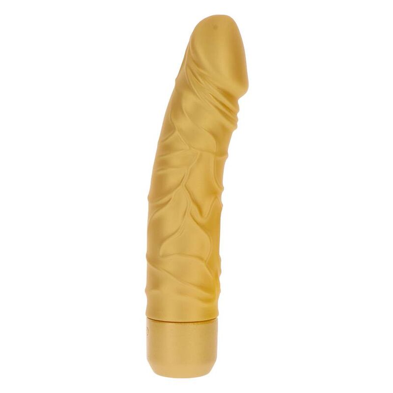 PONTE REAL - GOLD DICKER VIBRADOR ORIGINAL DORADO