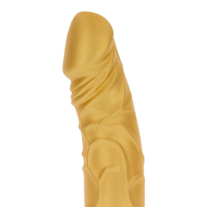 PONTE REAL - GOLD DICKER VIBRADOR ORIGINAL DORADO