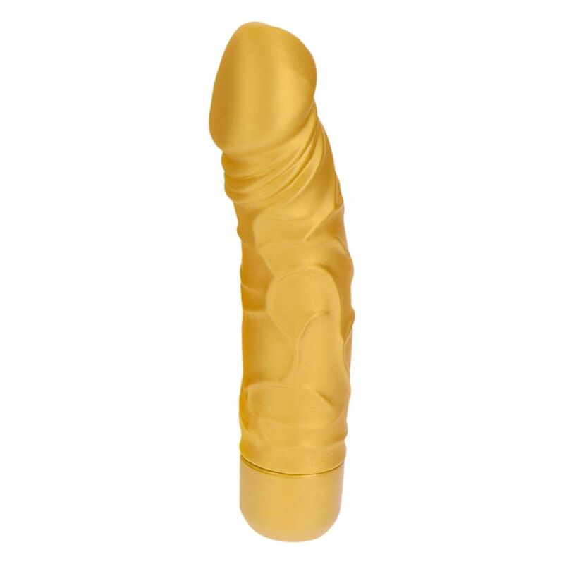 PONTE REAL - GOLD DICKER VIBRADOR ORIGINAL DORADO