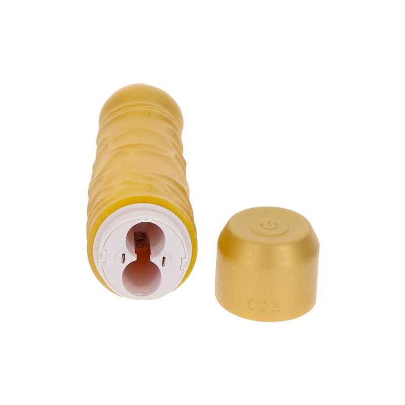 PONTE REAL - GOLD DICKER VIBRADOR ORIGINAL DORADO