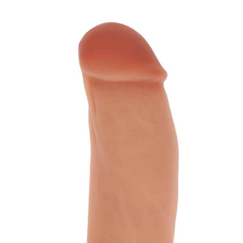 SEJA REAL - DILDO DE SILICONE 18 CM COM BOLAS DE PELE