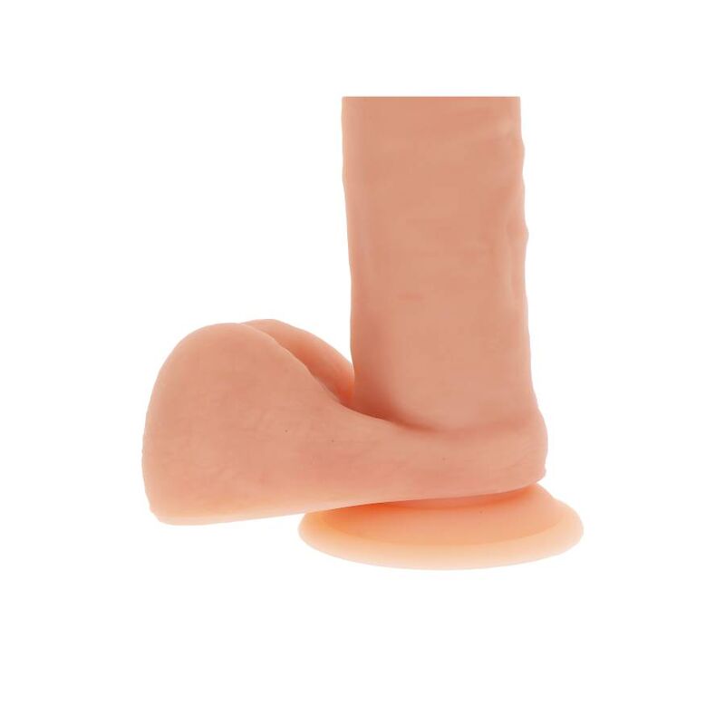 SEJA REAL - DILDO DE SILICONE 20,5 CM COM BOLAS DE PELE