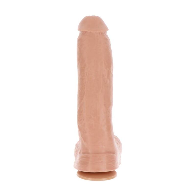 SEJA REAL - DILDO EXTREMO XXL DE 28 CM COM REVESTIMENTO EM PELE