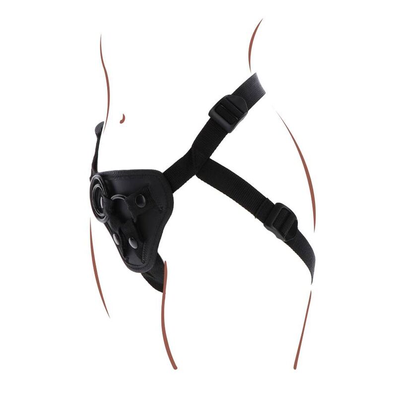 SEJA REAL - ARNÊS STRAP-ON PRETO