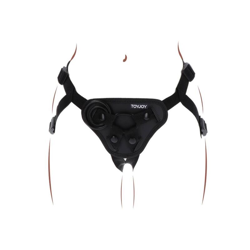 SEJA REAL - ARNÊS STRAP-ON PRETO