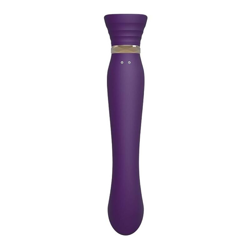ZALO - VIBRADOR QUEEN G-SPOT PULS WAVE MORADO