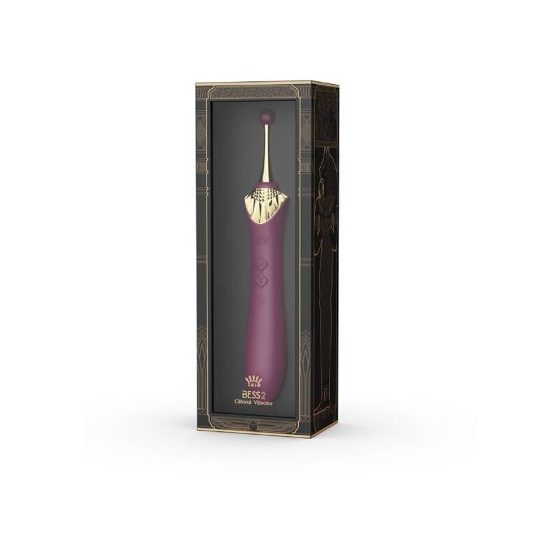 ZALO - BESS 2 MASSAGEADOR CLITÓRICO ROXO