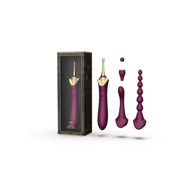 ZALO - BESS 2 MASSAGEADOR CLITÓRICO ROXO