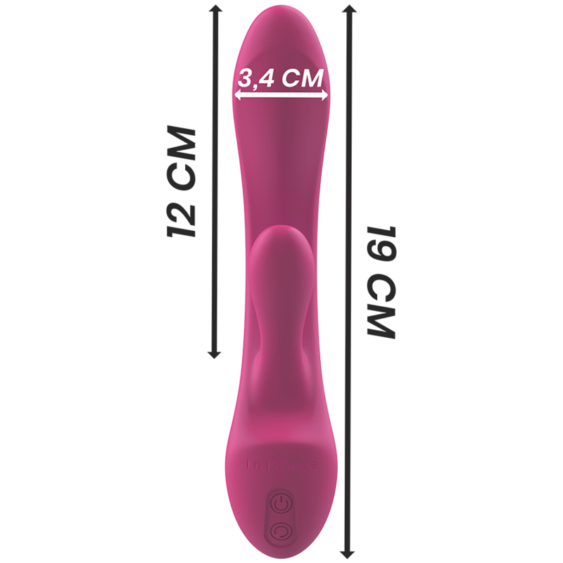 INTENSE - VIBRADOR LUIGI RABBIT DE SILICONE LÍQUIDO ROSA