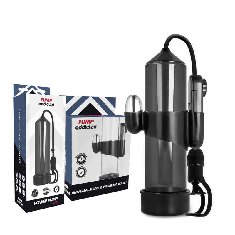 BOMBA ADICTO - VIBRADOR RX5 NEGRO
