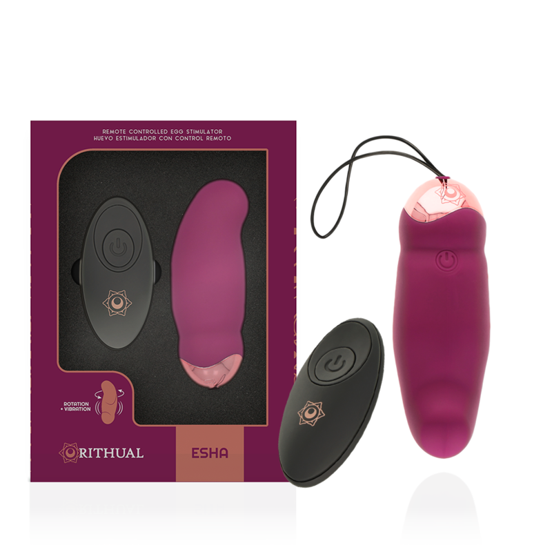 RITHUAL - SISTEMA DE CONTROLO REMOTO ESHA EGG ROTAÇÃO + VIBRAÇÃO