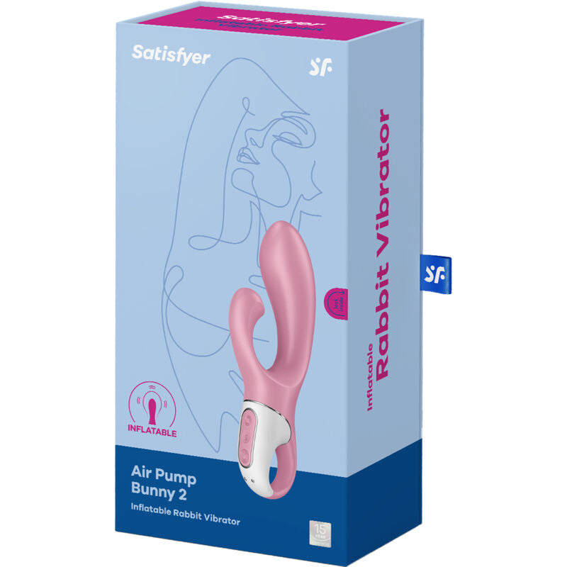 SATISFYER - BOMBA DE AR ​​​​COELHINHO 2 ROSA