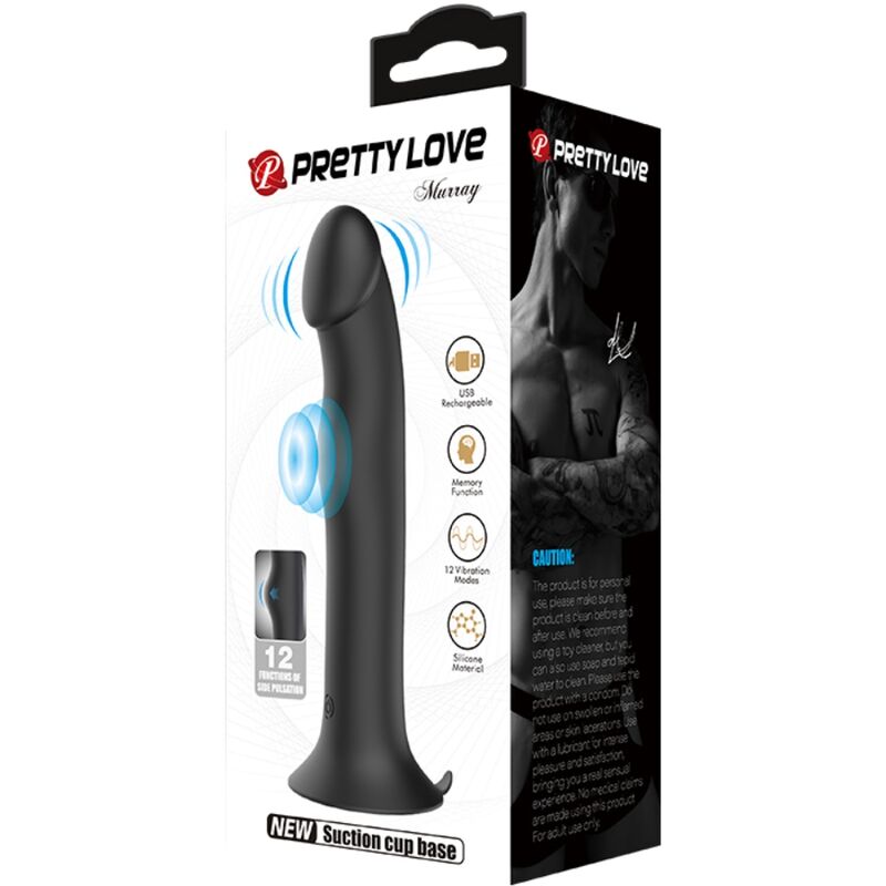 PRETTY LOVE - VIBRADOR E VENTOSA CLITORIAL MURRAY BLACK