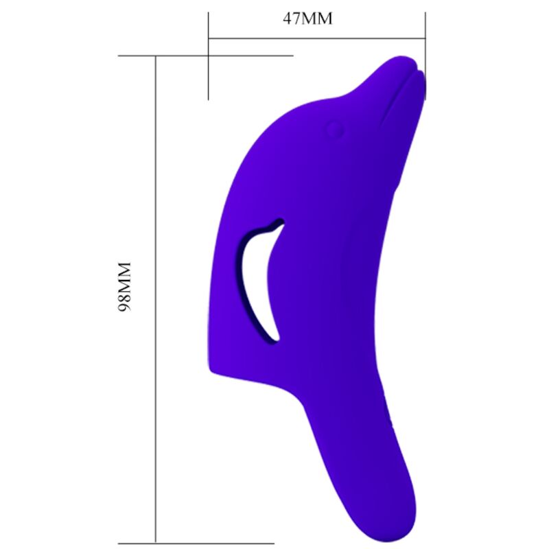 PRETTY LOVE - DELPHINI POWERFUL DARK BLUE STIMULATOR