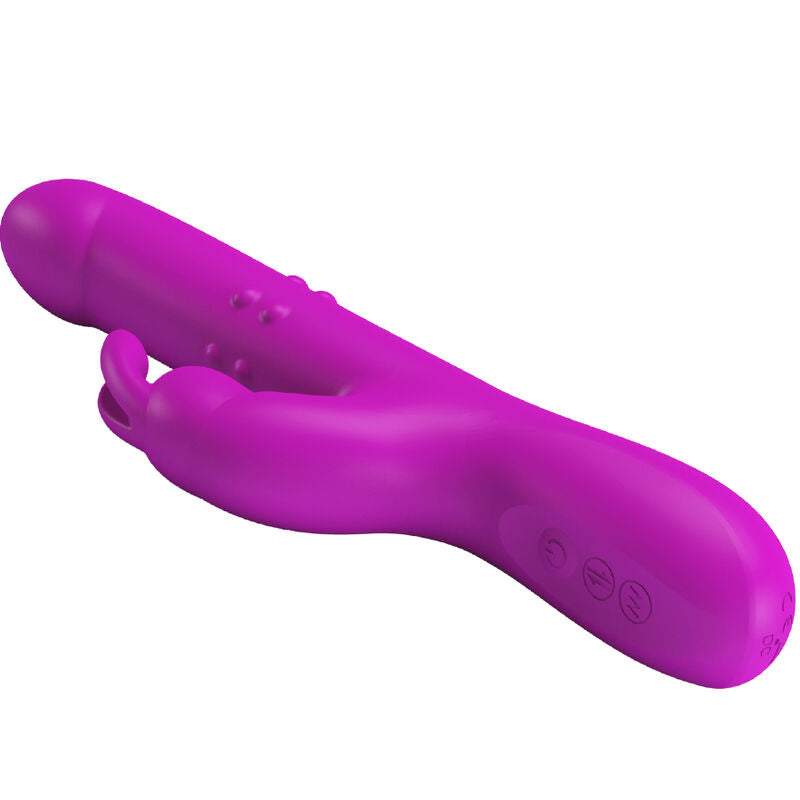 PRETTY LOVE - VIBRADOR REESE COM ROTAÇÃO ROXA
