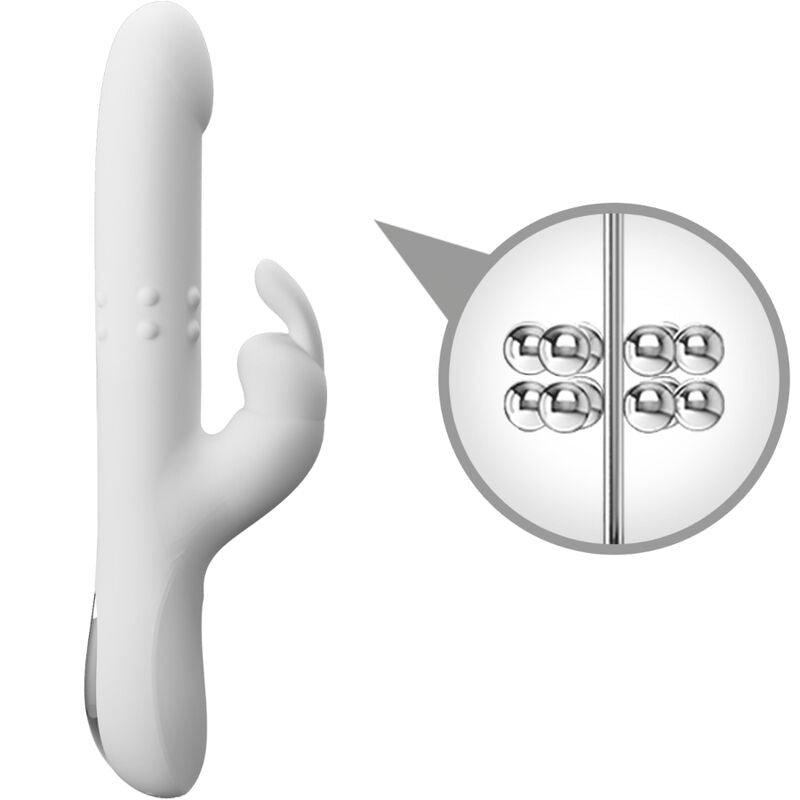 PRETTY LOVE - VIBRADOR REESE COM ROTAÇÃO PRATEADA