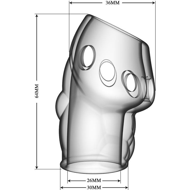 PRETTY LOVE - OSCAR PENE TRANSPARENTE MÁS GRUESO