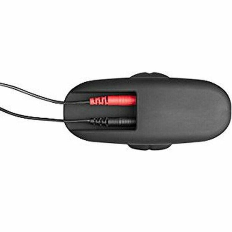 ELECTRASTIM - TAPÓN ANAL BALANCÍN DE SILICONA NEGRO GRANDE