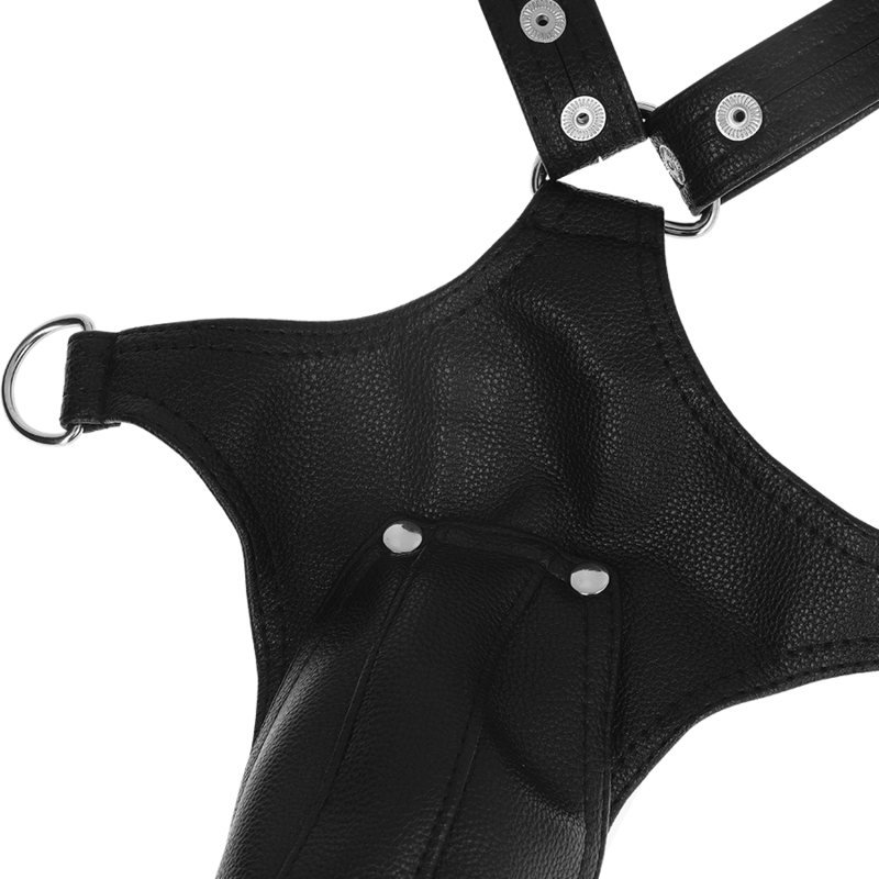 ATITUDE SUBMISSA FETICHE - SUSPENSÃO MASCULINA EM COURO ECOLÓGICO