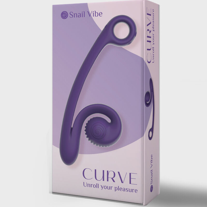 SNAIL VIBE - VIBRADOR CURVO ROXO