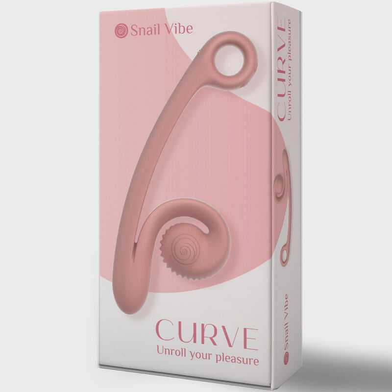 VIBRADOR CARACOL - VIBRADOR CURVO MELOCOTÓN