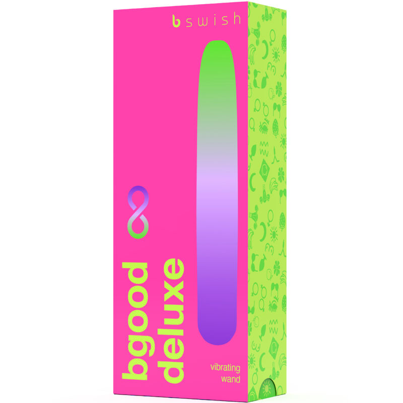 B SWISH - BGOOD INFINITE DELUXE VIBRADOR RECARREGÁVEL DE SILICONE AZUL