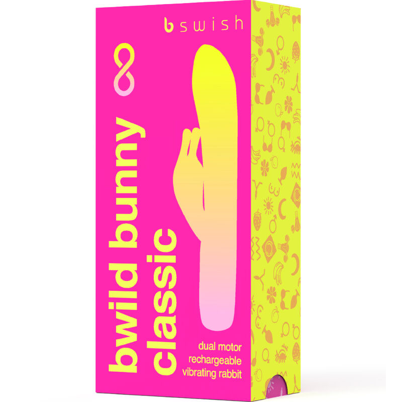 B SWISH - BWILD BUNNY INFINITE CLASSIC VIBRADOR RECARREGÁVEL DE SILICONE ROSA