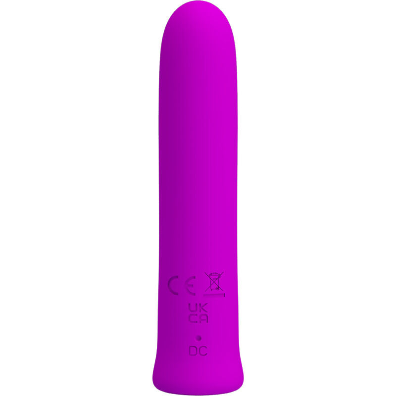 PRETTY LOVE - CURTIS MINI VIBRADOR SUPER POWER 12 VIBRACIONES DE SILICONA VIOLETA
